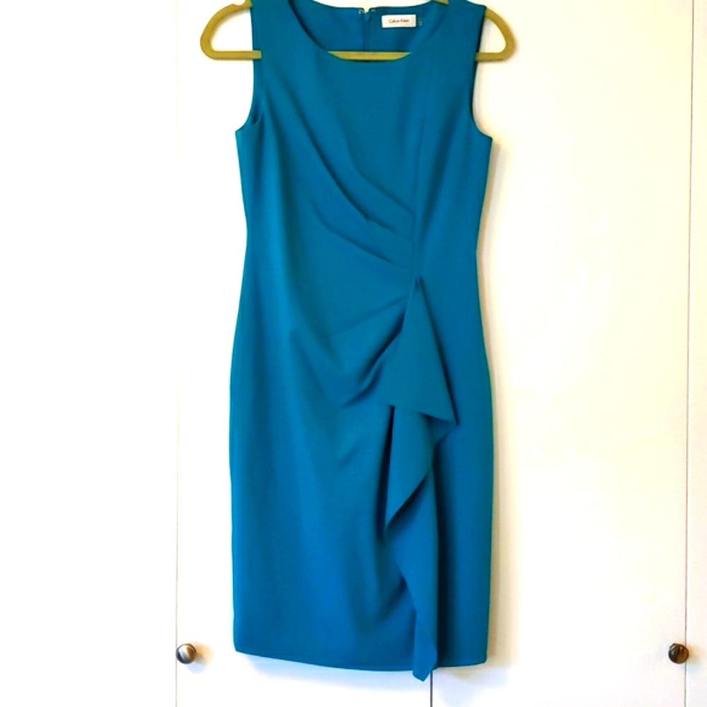 Calvin Klein Turquoise Dress Size 4